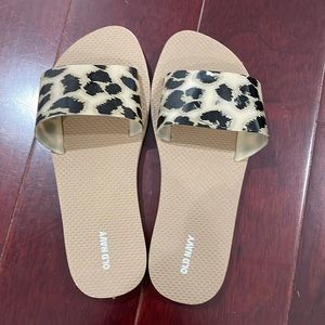 Old Navy cheetah slides!
